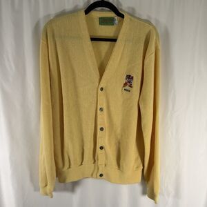 Game Day by Solana Designs Mizzou Cardigan Women's XXL Yellow Button Up